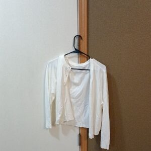 Croft & Barrow Cream Knit Cardigan